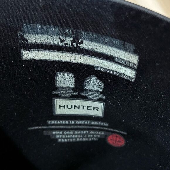 Hunter Black Rubber Boots Size 5M/6F - Picture 5 of 5